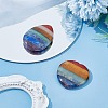2Pcs 2 Styles Chakra Natural Gemstone Figurines AJEW-AR0001-89-4