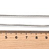 1MM Brass Box Chain Necklaces NJEW-C086-01P-5