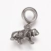 304 Stainless Steel European Dangle Charms OPDL-K001-28AS-1