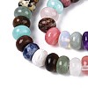 Natural & Synthetic Mixed Stone Beads Strands G-T142-72A-3