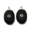 Natural Obsidian Pendants GG-CBA7610-06G-07-1