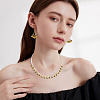1Strand Electroplate Glass Beads Strands EGLA-TA0013-41G-7
