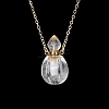 Natural Quartz Crystal Perfume Bottle Pendant Necklace PW-WG2A891-27-1