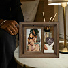 Double Sided Wooden Rotating Photo Frames with DIY Word Heart Charm DJEW-WH0076-005-5