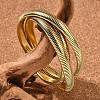 304 Stainless Steel Stretch Bracelets BJEW-A031-01A-G-1