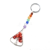 Synthetic Coral Keychains PW-WGC8FC6-09-1