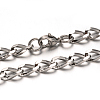 Tarnish Resistant 304 Stainless Steel Curb Chain Necklaces NJEW-M150-01P-1