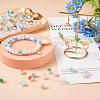 Kissitty 500Pcs 10 Colors Imitation Jade Glass Beads DGLA-KS0001-01-7