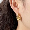Heart 304 Stainless Steel Hoop Earrings FS-WGDB2C9-01-2