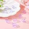 10Pcs Glass Bead Caps for Wind Chimes Making GLAA-BY0001-05G-5