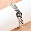 304 Stainless Steel Link Bracelets LS-BJEW-D379-11ASP-5