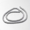 Electroplate Non-magnetic Synthetic Hematite Bead Strands G-F300-48B-F01-2