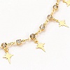 Star & Safety Pin Shape Pendant Necklaces Sets NJEW-JN03137-01-4