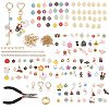 1 Bag DIY Keychain Kit DIY-GL0007-19A-1