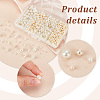   1060Pcs 4 Style Glass Pearl Beads HY-PH0001-16-4