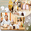 Cardboard Paper Pet Gift Packing Boxes with Window and Handles CON-WH0095-210-5