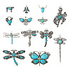 13pcs 13 style Tibetan Style Alloy Pendants FIND-TA0002-36-12