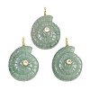 Natural Green Aventurine Pendants G-H353-02G-03-1