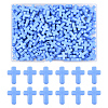 200Pcs Opaque Acrylic Beads SACR-FS0001-39G-1
