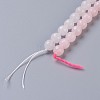 Natural Rose Quartz Beads Strands G-C065-8mm-3-2