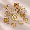 Retro Royal Style 304 Stainless Steel Cuff Rings FS-WG343E9-08-2
