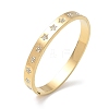 304 Stainless Steel & Rhinestone Hinged Bangles for Women BJEW-Z178-06G-4