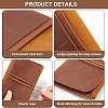 Rectangle Leather Travel Passport Wallet Cover AJEW-WH20007-03C-6