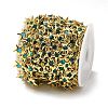 Brass Glass Link Chains CHC-R001-06G-03-3