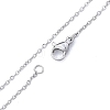 Non-Tarnish 304 Stainless Steel Cable Chains Necklace for Men Women NJEW-N050-A02-S12-2