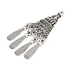 Tibetan Style Alloy Pendants AL-CBAAECB-02AS-F-2