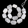 Natural Rainbow Moonstone Beads Strands G-C098-A21-01-3
