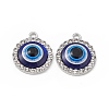 Alloy Crystal Rhinestone Pendants FIND-C019-01P-2