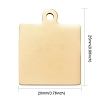 304 Stainless Steel Pendants LS-STAS-I140-23B-G-4