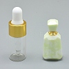 Faceted Natural Lemon Jade Openable Perfume Bottle Pendants G-E556-04C-1