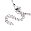 304 Stainless Steel Macrame Pouch Braided Gemstone Holder Pendant Necklace Making NJEW-JN04430-01-4