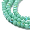 Opaque Glass Beads Strands EGLA-A035-P4mm-L14-3