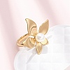 Opaque Acrylic Imitation Pearl Finger Rings RJEW-P177-03B-G-2