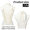 Plastic Imitation Pearl Round Beaded Shoulder Chains AJEW-WH20006-210-2