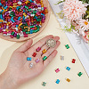 300Pcs Aluminum Dreadlocks Beads Hair Decoration ALUM-PA0001-03-3