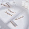 3 Pairs 3 Styles Plastic Imitation Pearl & Crystal Rhinestone Shoe Lace Decoration FIND-LP0003-68-1