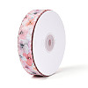 Single Face Printed Polyester Satin Ribbon SRIB-T009-02B-02-2