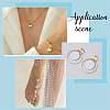 6 Styles Iron & 2Pcs Brass Open Jump Rings IFIN-ME0001-14G-4