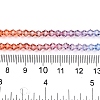Gradient Color Baking Paint Glass Bead Strands X1-DGLA-A039-T4mm-A015-5