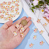 36Pcs 2 Colors Alloy Pendants ENAM-DC0002-14-3
