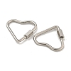 Non-Tarnish 304 Stainless Steel Screw Carabiner Lock Charms STAS-C092-05B-P-2