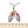 Natural Amethyst Lace Agate Pendants G-S398-03G-3