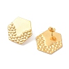 304 Stainless Steel Stud Earrings Findings LS-EJEW-R151-01G-02-2