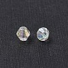 Bicone AB Color Plated Eco-Friendly Transparent Acrylic Beads TACR-A003-4mm-22-3