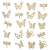 20Pcs 6 Styles Alloy with Rhinestone Pendant FIND-FS0004-28-2