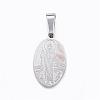 304 Stainless Steel Pendants STAS-H355-31-2